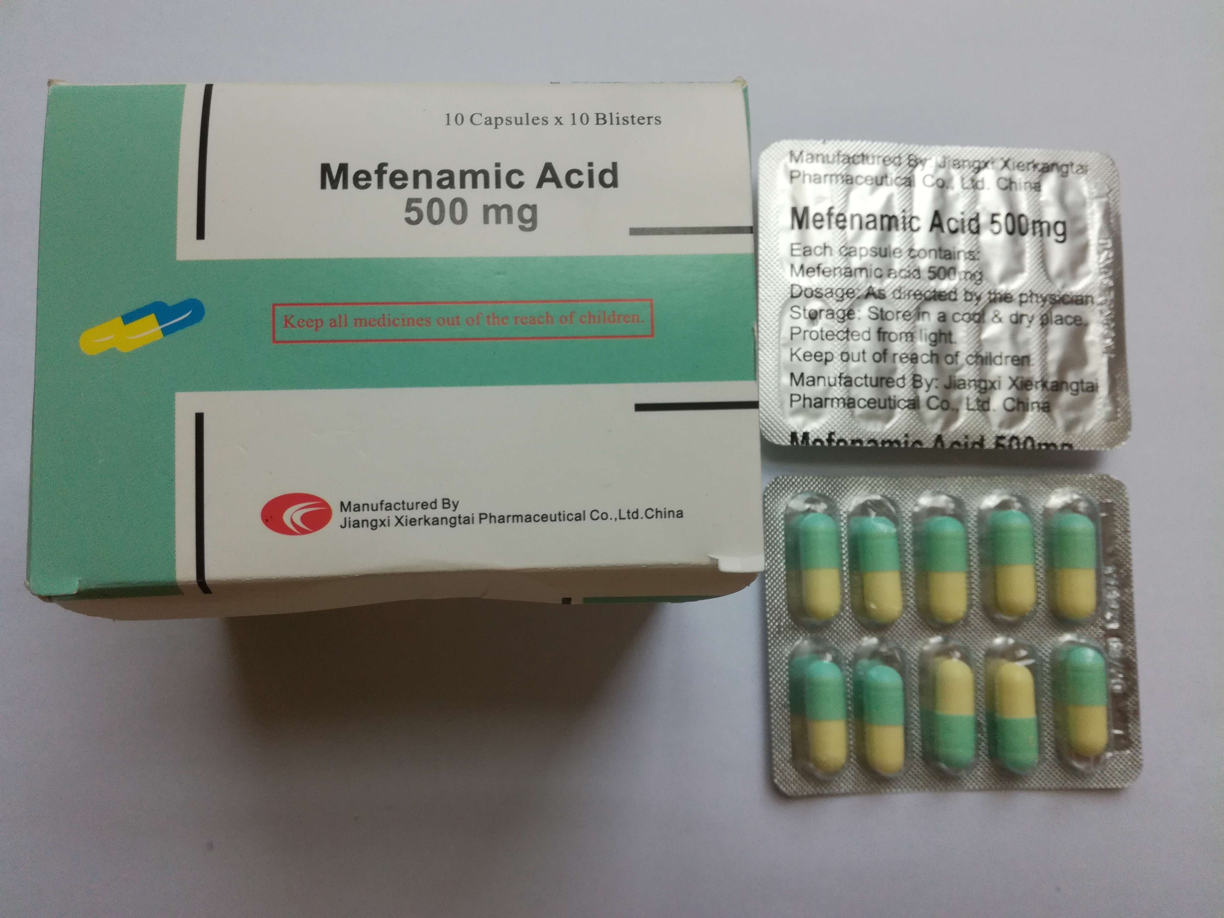 Mefenamic acid 500mg