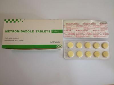 Metronidazloe tablets 250mg